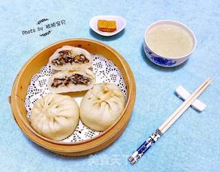 #御寒美食#香菇鲜肉包的做法步骤:12