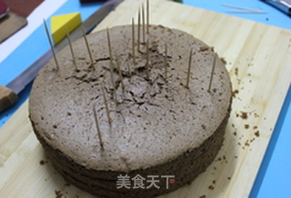 棋格蛋糕 超详细过程的做法步骤:19