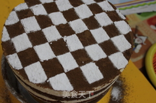 棋格蛋糕 超详细过程的做法步骤:26