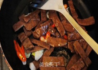 辣炒香干的做法步骤:7