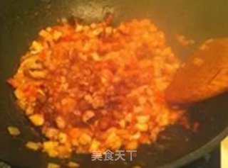 自制美味瑶柱意面酱的做法步骤:8