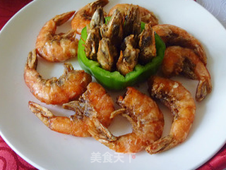 【鸿运当头双味虾】适合过年和宴请吃的菜的做法步骤:8