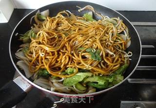 【孜然炒面】-我的最爱的做法步骤：7