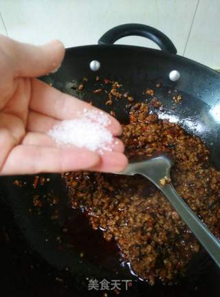 香辣牛肉香菇酱的做法步骤:13