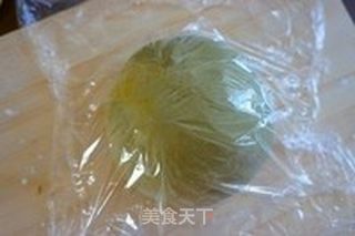 抹茶蜜豆乡村面包的做法步骤:6