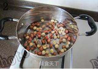 玫瑰八宝粽的做法步骤:2