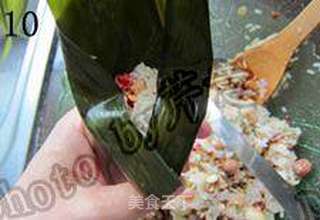 玫瑰八宝粽的做法步骤:10