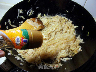 酸菜炒粉丝的做法步骤:14