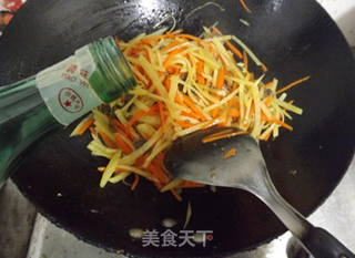 醋溜三丝的做法步骤:11