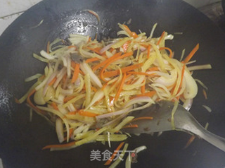 醋溜三丝的做法步骤:12