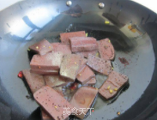 韭菜炒血块的做法步骤:6