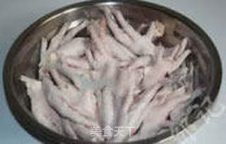 椒麻虎皮鸡爪的做法步骤：3