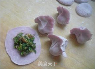 猪肉荠菜饺的做法步骤：7