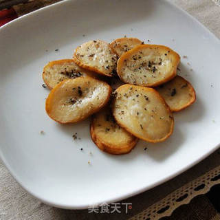 香煎杏鲍菇的做法步骤:8