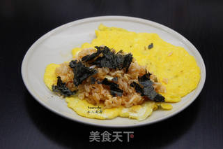 蛋包饭的做法步骤:7