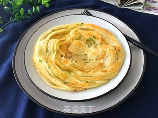 烫面葱香手抓饼的做法步骤:23