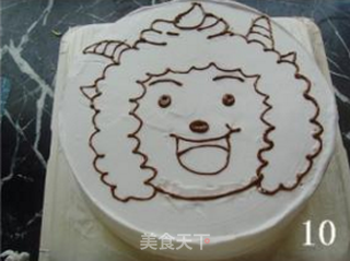 懒洋洋生日蛋糕的做法步骤:10