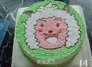 懒洋洋生日蛋糕的做法步骤:14