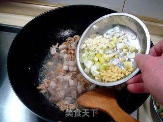 京味儿传统家常菜“炒八宝辣酱”的做法步骤:4