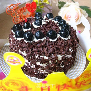 黑森林生日蛋糕的做法步骤:12