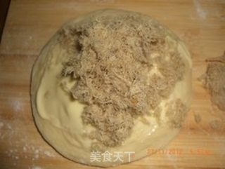 芝士肉松面包的做法步骤:2