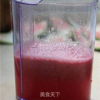 清凉西瓜汁的做法步骤:6