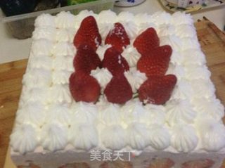 草莓慕斯蛋糕的做法步骤:14