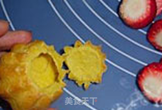 基础泡芙 小人草莓泡芙的做法步骤:14