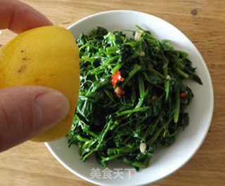 凉拌豌豆尖的做法步骤:7