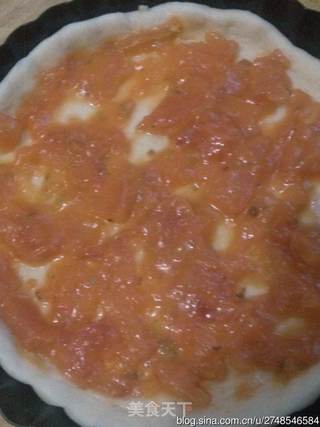 我又一次的随性而为----随意PIZZA的做法步骤:17