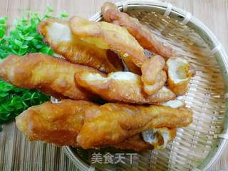 自制健康蓬松油条的做法步骤:15