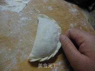 无油三鲜韭菜盒的做法步骤：15