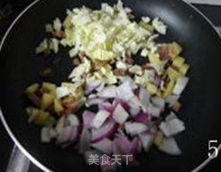 【腊肠炒饭】的做法步骤：5