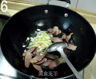 家常菜“芦笋炒腊肉”的做法步骤:5