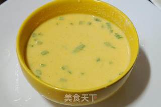 快手早餐,葱香玉米面饼的做法步骤:2