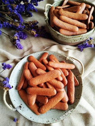 紫薯芝麻手指饼的做法步骤:16