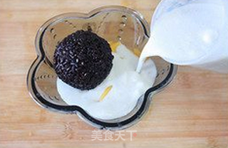 【芒果白雪黑糯米】经典港式甜品丝丝香甜的做法步骤:6