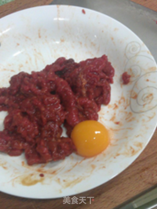 菠萝炒牛肉的做法步骤:4