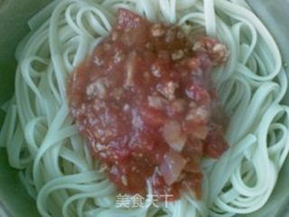 男朋友菜——番茄肉酱意大利面的做法步骤:11