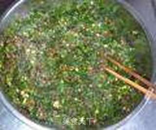 韭菜肉锅烙的做法步骤:5