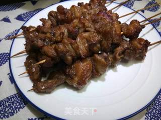烤羊肉串的做法步骤:6