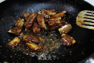 橙香糖醋排骨的做法步骤:12