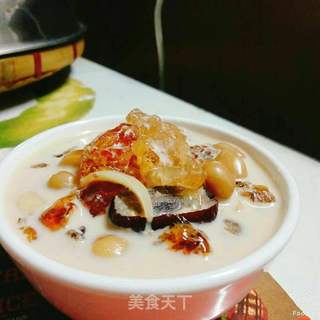 桃胶红枣牛奶露的做法步骤:10