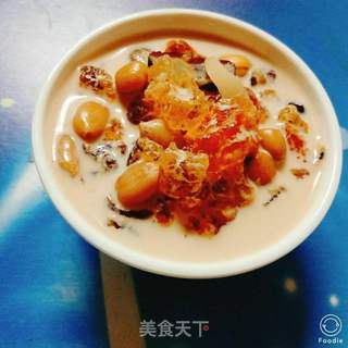 桃胶红枣牛奶露的做法步骤:12