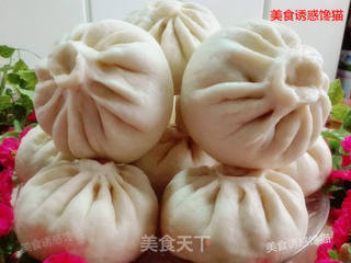 白菜肉包的做法步骤:8