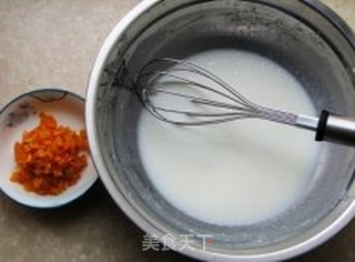 金桔戚风蛋糕的做法步骤:2