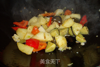 东北“地三鲜”的做法步骤:8