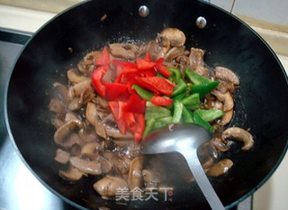 家常菜“肉片炒鲜蘑”的做法步骤:10