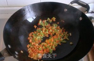 黄金虾仁蛋炒饭的做法步骤:5