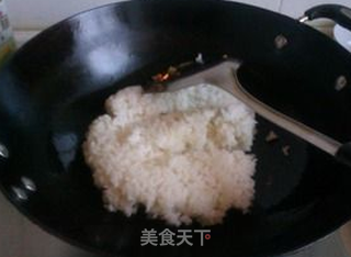 黄金虾仁蛋炒饭的做法步骤:7
